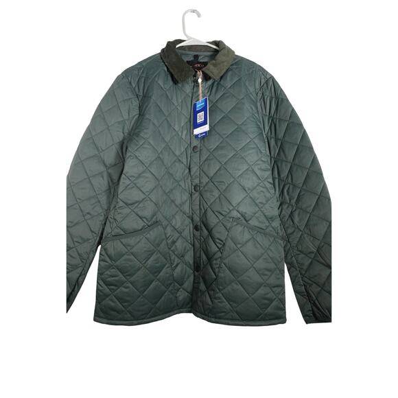 New Quince Men’s Featherless Quilted Jacket Verdant Pine Green Large 1073 - Picture 1 of 9